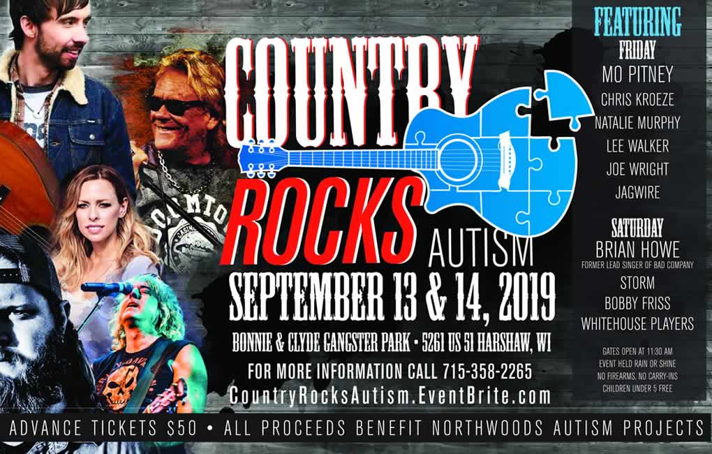 COUNTRY ROCKS AUTISM AA